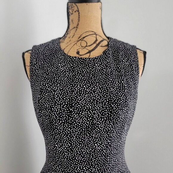 Anne Klein Women's Sleeveless Vertical Seamed Fit & Flare Printed Dress-US 4 - Picture 6 of 11